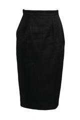 Textured High-waisted Pencil Skirt for All Seasons - Steve Guthrie - 5